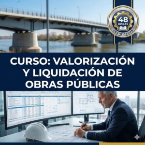 Curso Valorización y Liquidación de Obras Públicas 48 horas - Grupo ESCADE capacitación ingeniería civil y gestión de inversiones públicas con el Ing. Miguel Salinas.