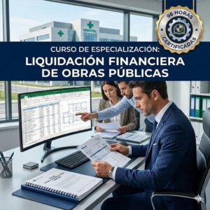 Curso de especialización Liquidación Financiera de Obras Públicas 96 horas - Grupo ESCADE capacitación contabilidad pública y cierre de inversiones gubernamentales.