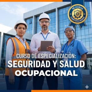 Curso de especialización Seguridad y Salud Ocupacional 96 horas - Grupo ESCADE capacitación gestión de riesgos laborales y prevención.