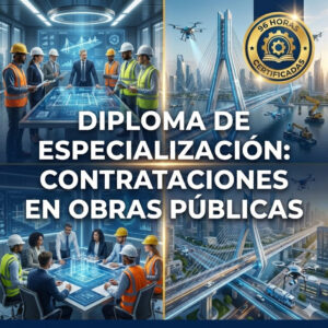 Diploma de especialización en contrataciones en obras públicas 96 horas - Grupo ESCADE capacitación ingeniería y gestión estatal.